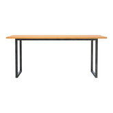 Industrial Rustic Solid Wood Dining Table Natural